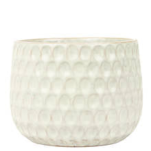 15cm Dimple Gloss Ceramic Pot